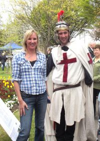 Caroline Dineage MP with St.George